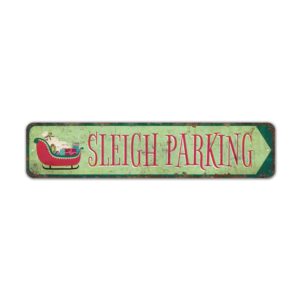Sleigh-Parking-Sign-Premium-Quality-Rustic-Metal-Sign-2.jpg
