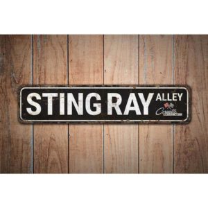 Sting-Ray-Alley-Sign-Premium-Quality-Rustic-Metal-Sign-Images.jpg