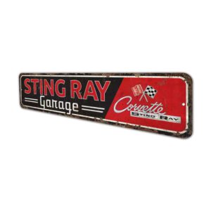 Sting-Ray-Garage-Sign-Premium-Quality-Rustic-Metal-Sign-4.jpg
