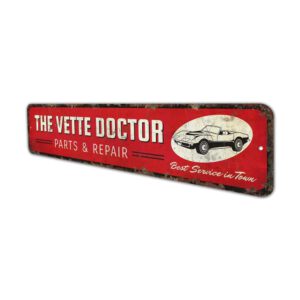 The-Vette-Doctor-Premium-Quality-Rustic-Metal-Sign-4.jpg