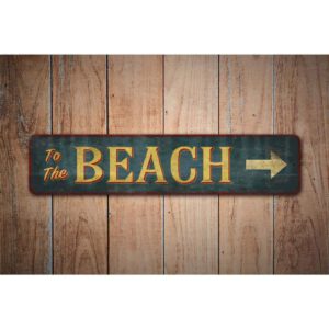 To-The-Beach-Sign-Premium-Quality-Rustic-Metal-Sign-Images.jpg