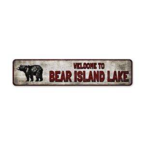 Welcome-To-Lake-Bear-Bear-Island-Lake-Sign-Premium-Quality-Rustic-Metal-Sign-2.jpg